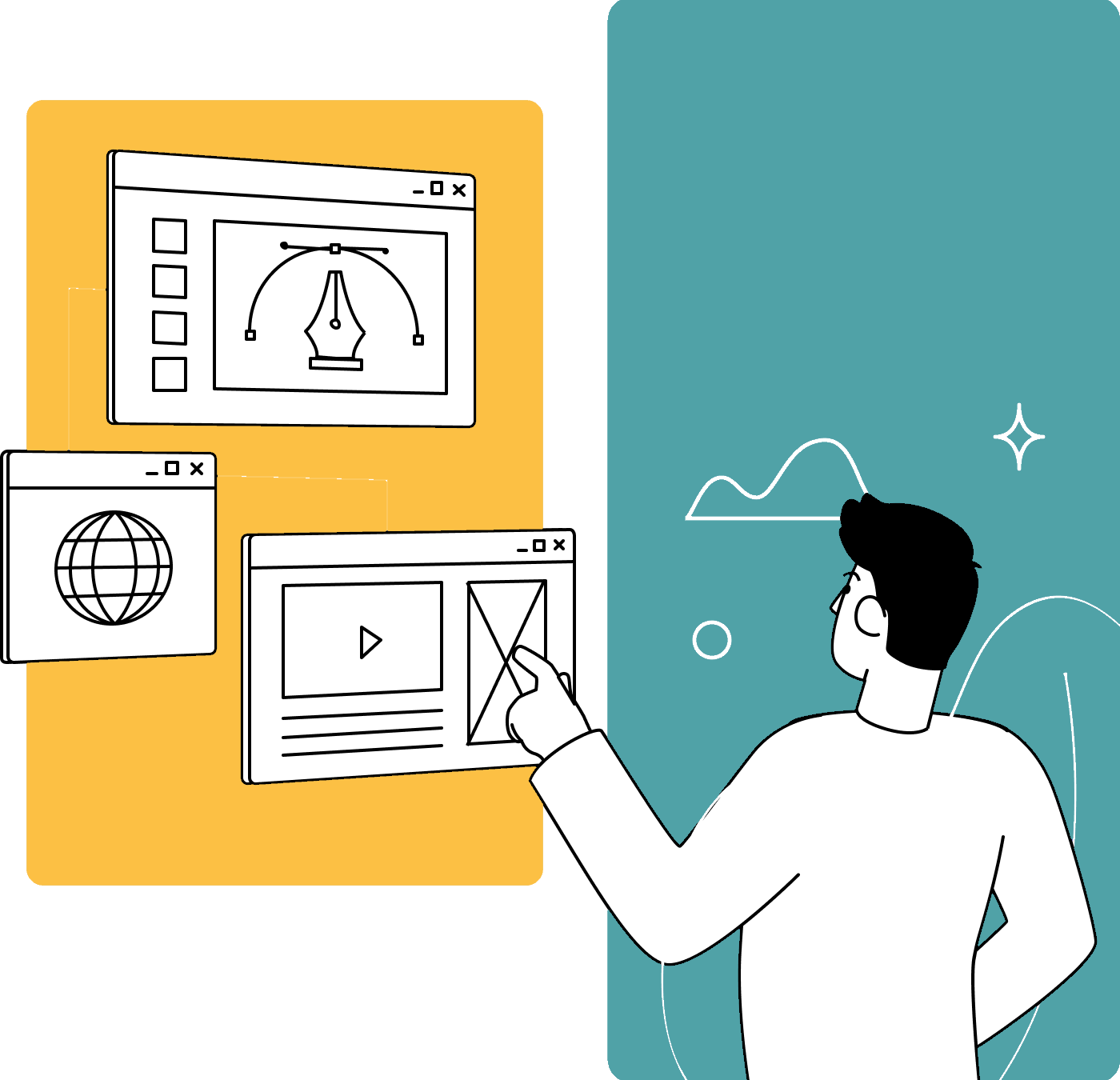 virtual courses illustration